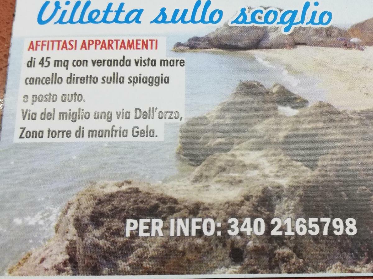 Villetta Sullo Scoglio Gela Exterior photo